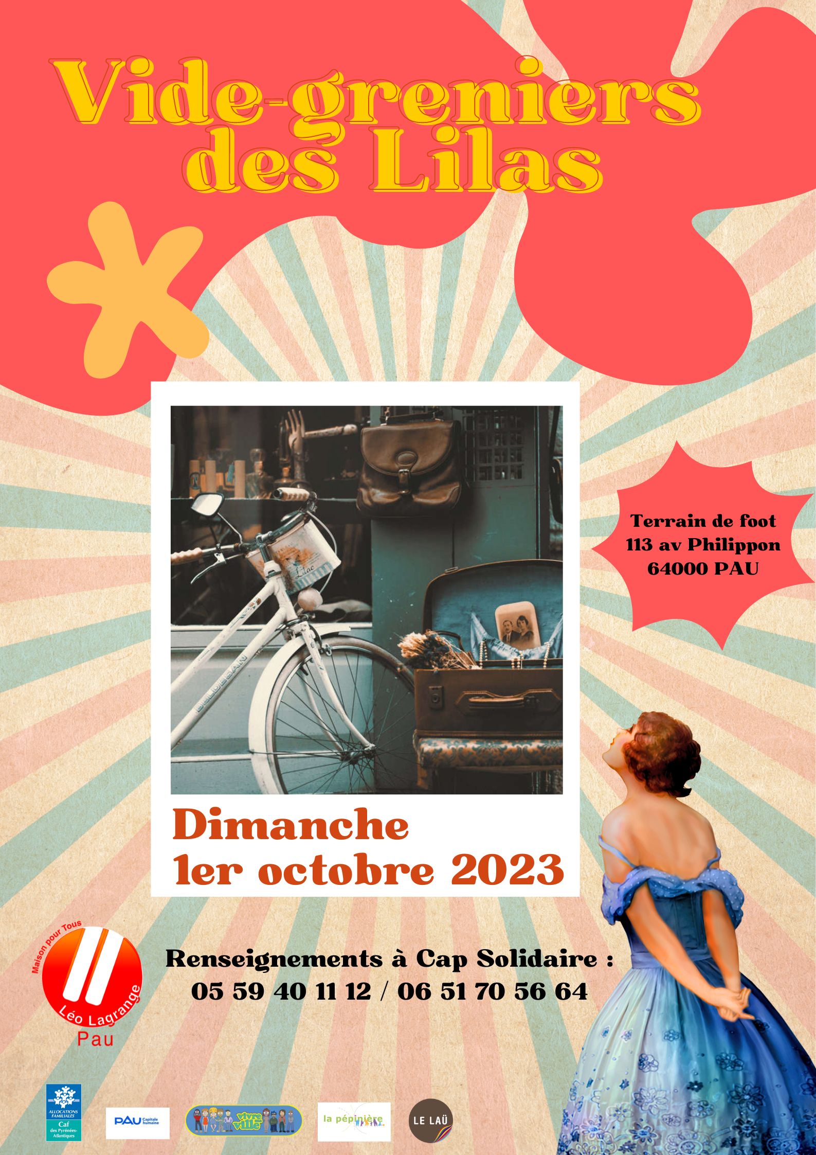 AFFICHE VIDE-GRENIERS DES LILAS